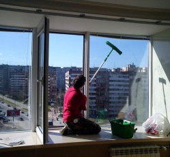 Мытье окон в однокомнатной квартире Суворов